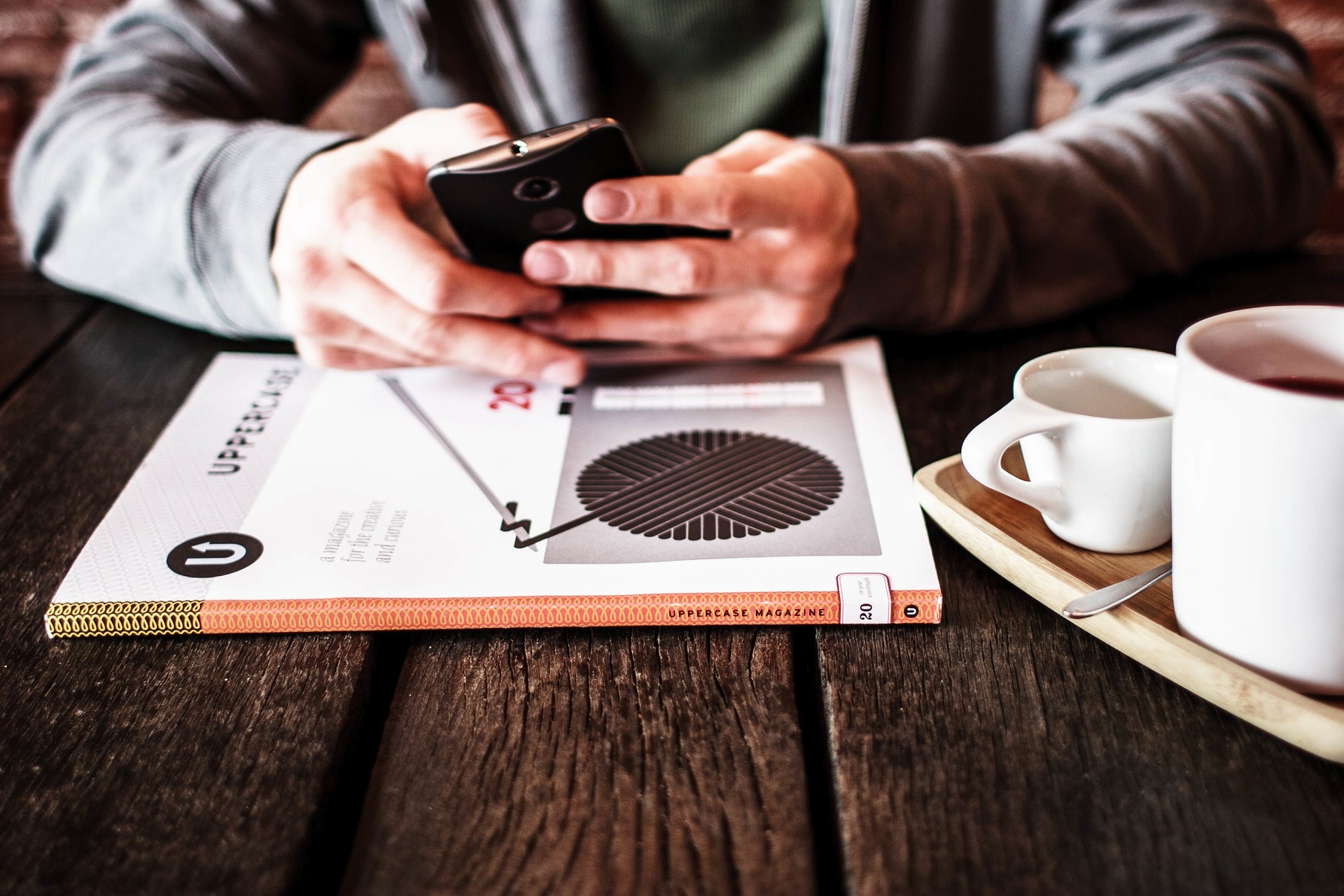 Smartphone in Verwendung